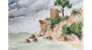 Cala Sirenes33x46 cm.
