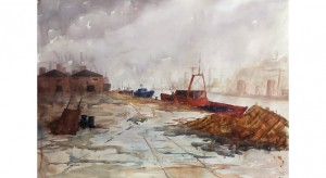 Harbour56x76 cm.