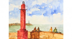Passant la tarda22x33 cm.